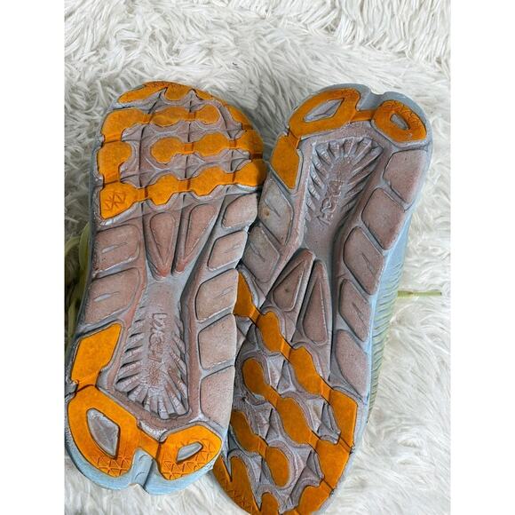 Hoka One One Rincon 3 Womens Size 10B Butterfly Sumer Blue Yellow Running Shoes - Picture 10 of 10